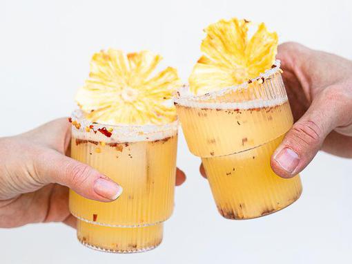 pineapple margarita, margarita s ananasom