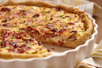 Quiche od cvjetače i slanine