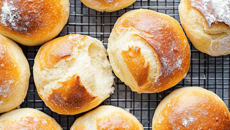 brza peciva bez kvasca s grčkim jogurtom