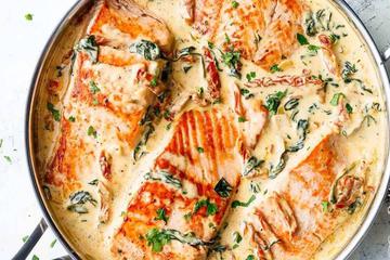 losos u kremastom umaku