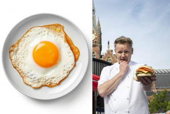 gordon ramsay, jaje na oko