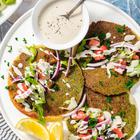 Falafel Smash Tacos
