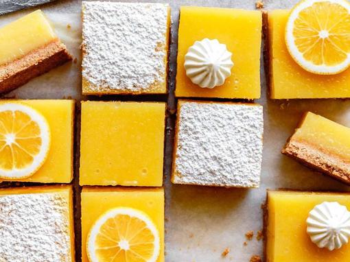 limun kocke, kocke od limuna, lemon bars