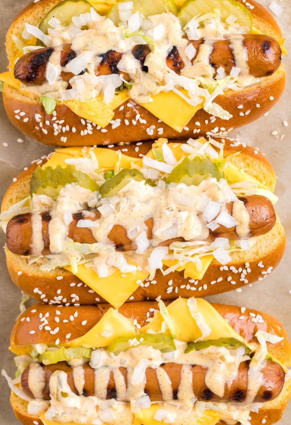 big mac hot dog | Author: Together as Family/Pinterest