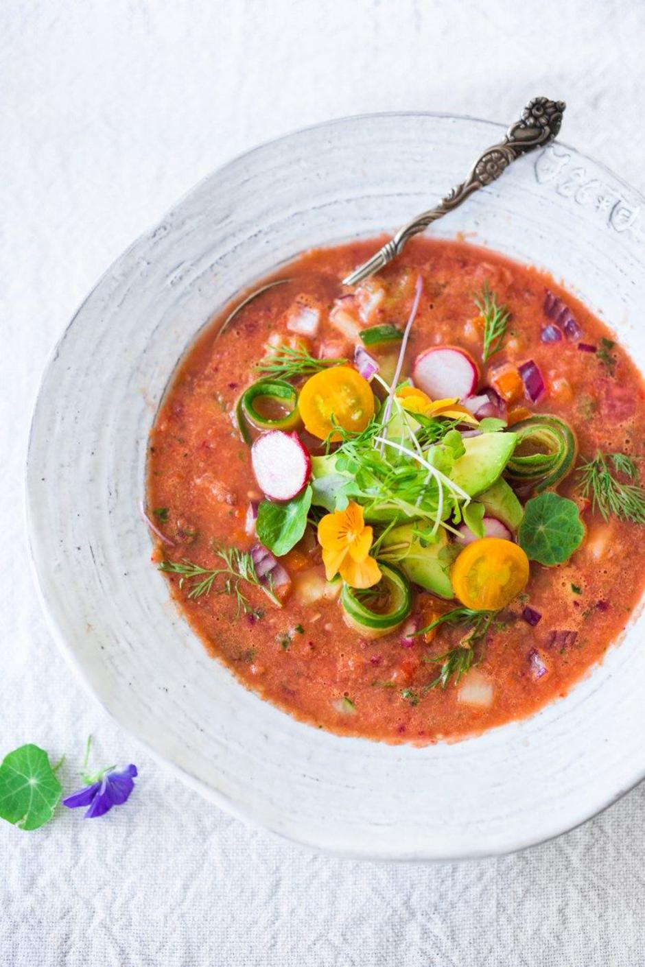 gazpacho od lubenice | Author: Feasting at Home/Pinterest