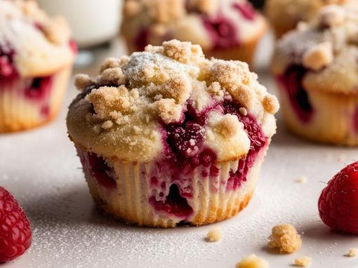 cheesecake muffini s malinama