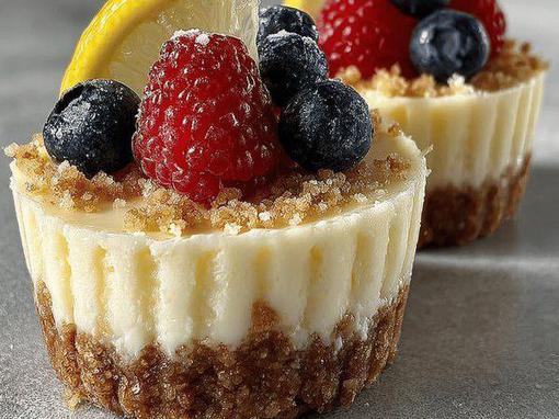 Limun cheesecake košarice s jogurtom