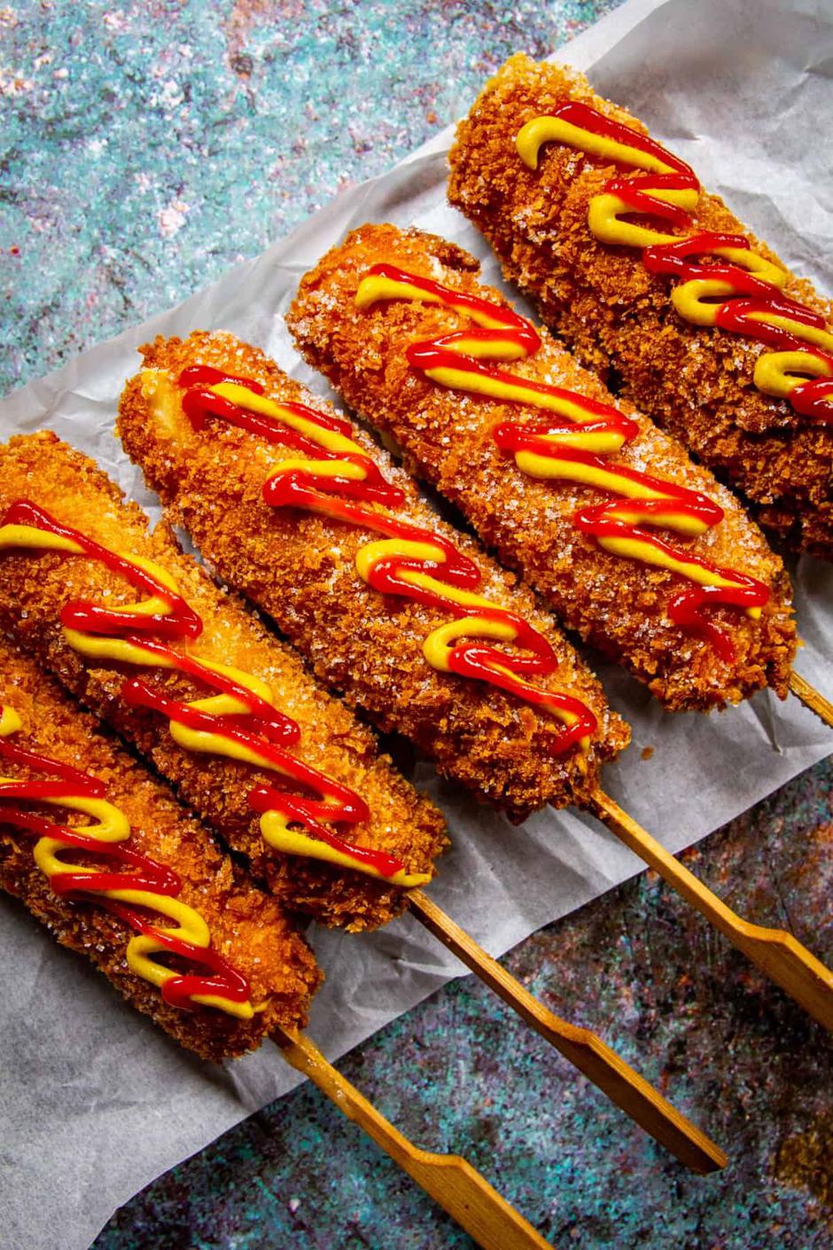 korean corn dog | Author: Braised & Deglazed/Pinterest