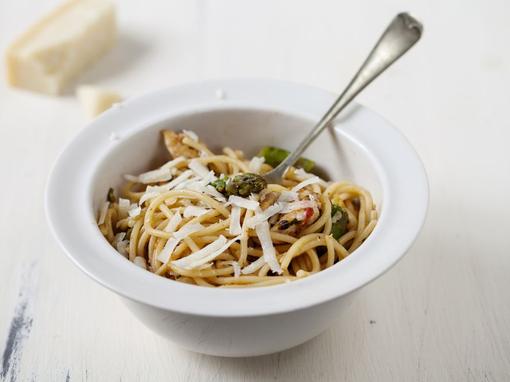 Špageti sa zelenim šparogama