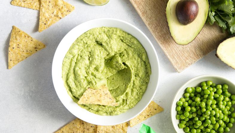 guacamole s graškom