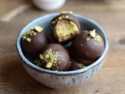 kuglice od čokolade i pistacije