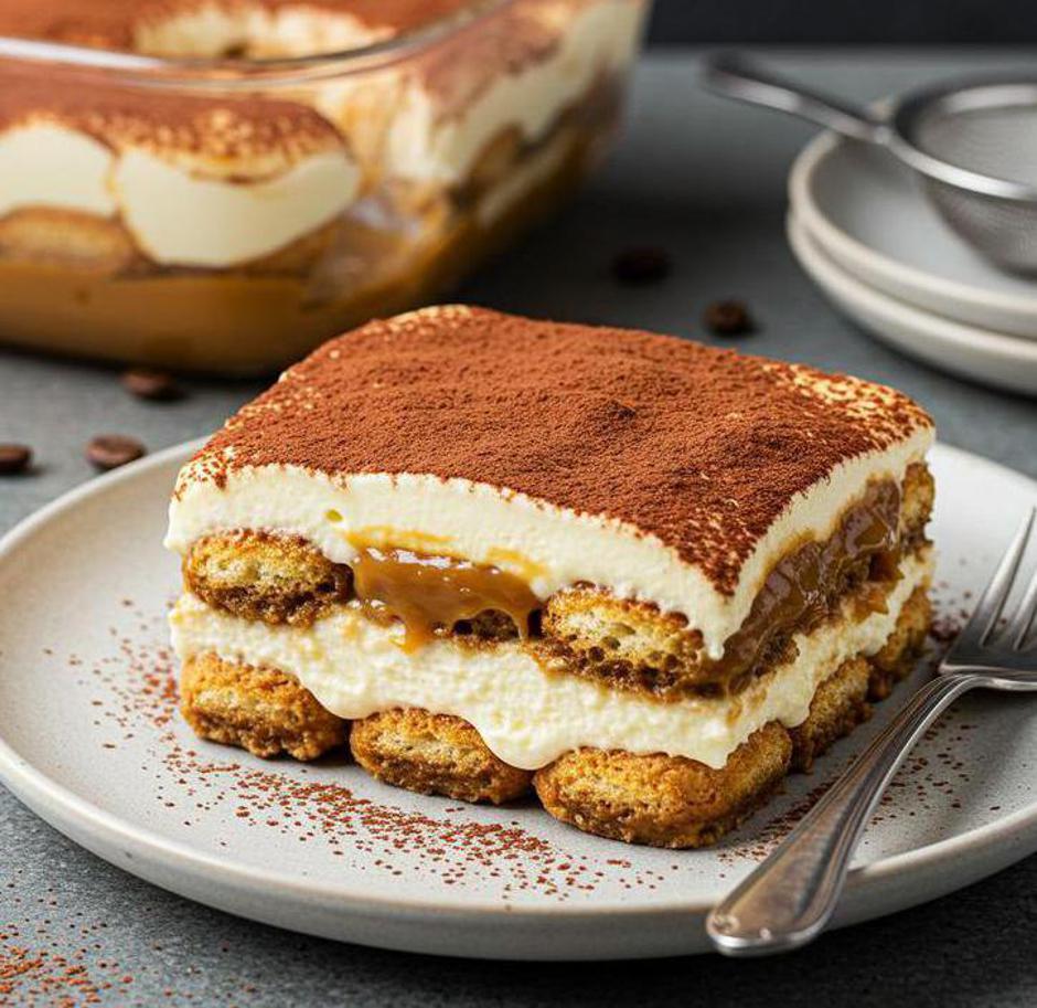 Tiramisu s karamelom | Author: @marianapostres01 Pinterest