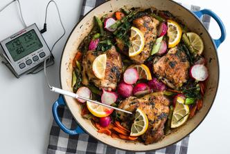 piletina, termometar za meso