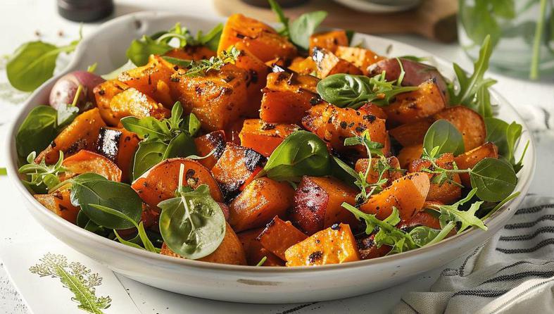 salata od pečenog batata