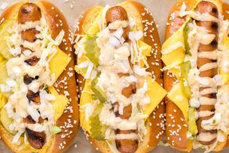 big mac hot dog