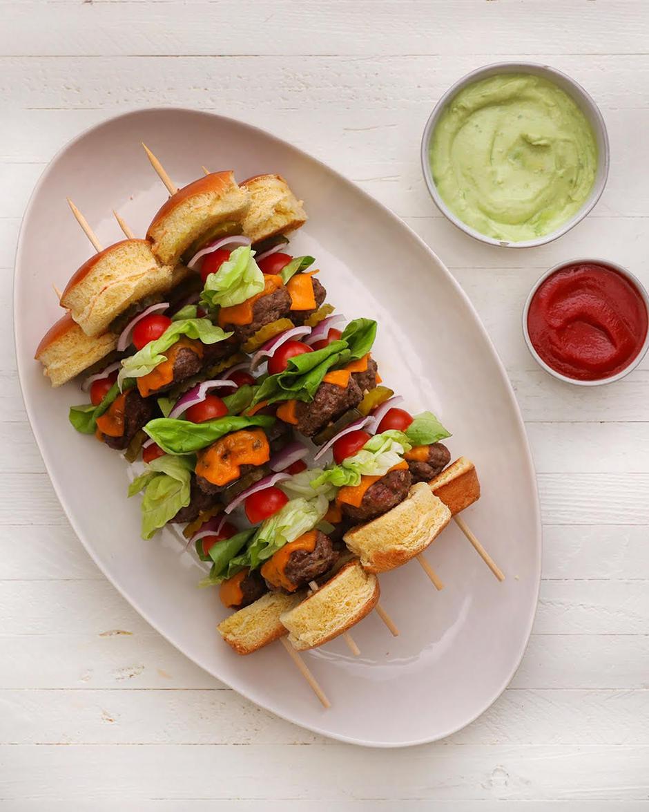 cheeseburger ražnjići | Author: Lorrie Meisenzahl Carroll/Pinterest