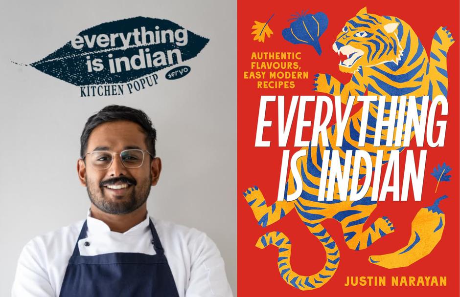 justin narayan, everything is indian | Author: Instagram @justinnarayan; Amazon