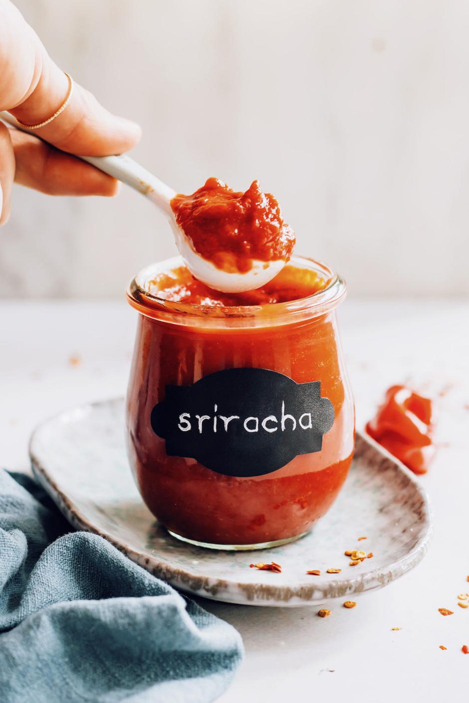 sriracha | Author: Minimalist Baker/Pinterest
