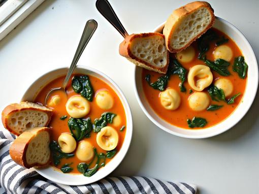 jesenska tortellini juha