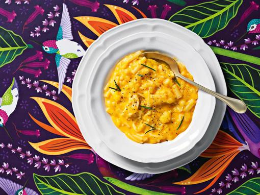 talijanska tjestenina s krumpirom i rastopljenim sirom