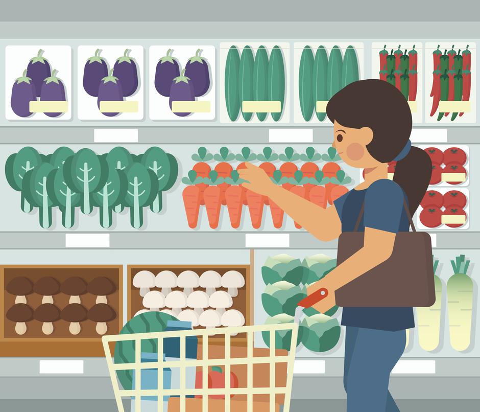 poskupljenje, cijene, supermarket, povrće, voće | Author: Yovita Frederica Widjaja/UNsplash