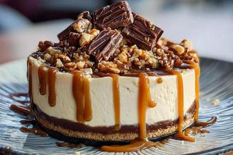 snickers cheesecake