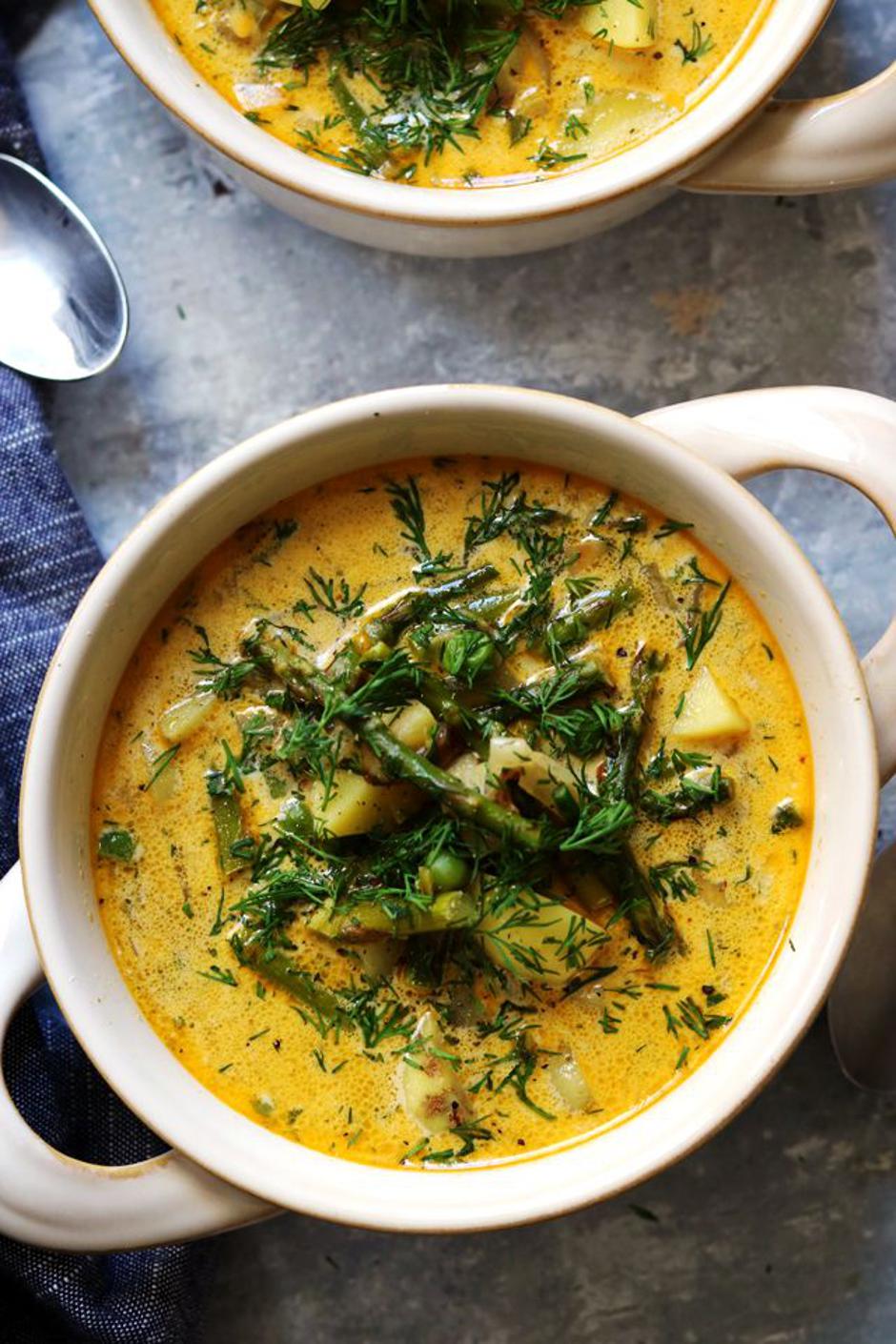 juha od pečenih šparoga i krumpira | Author: Joanne Bruno/Pinterest