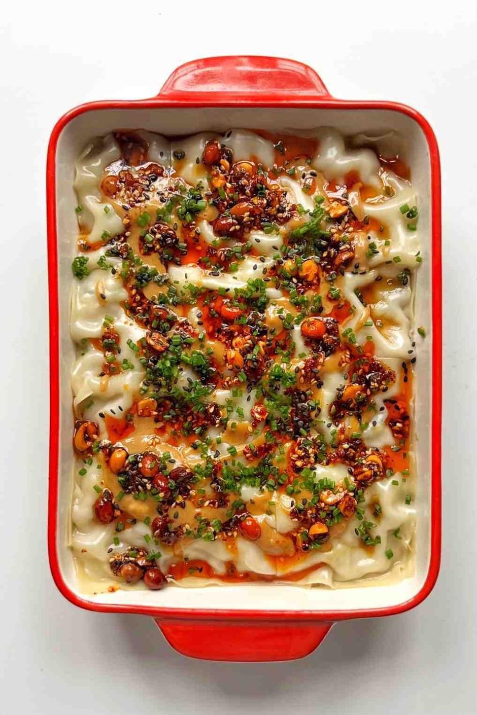 dumpling lazanje | Author: Emily Roz, Myriad Recipes/Pinterest