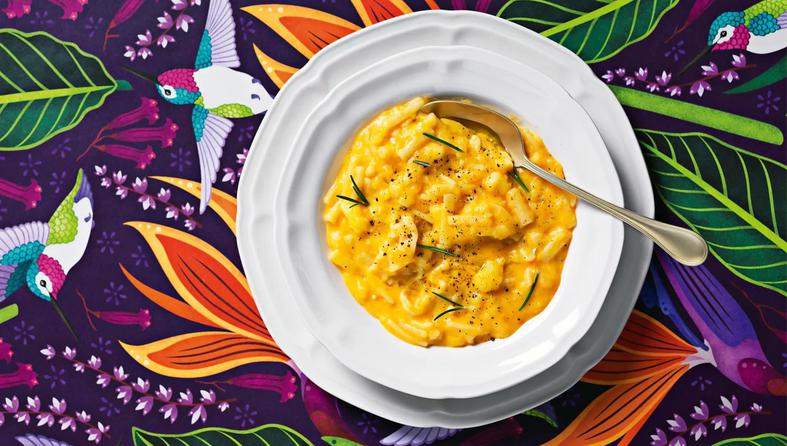 talijanska tjestenina s krumpirom i rastopljenim sirom