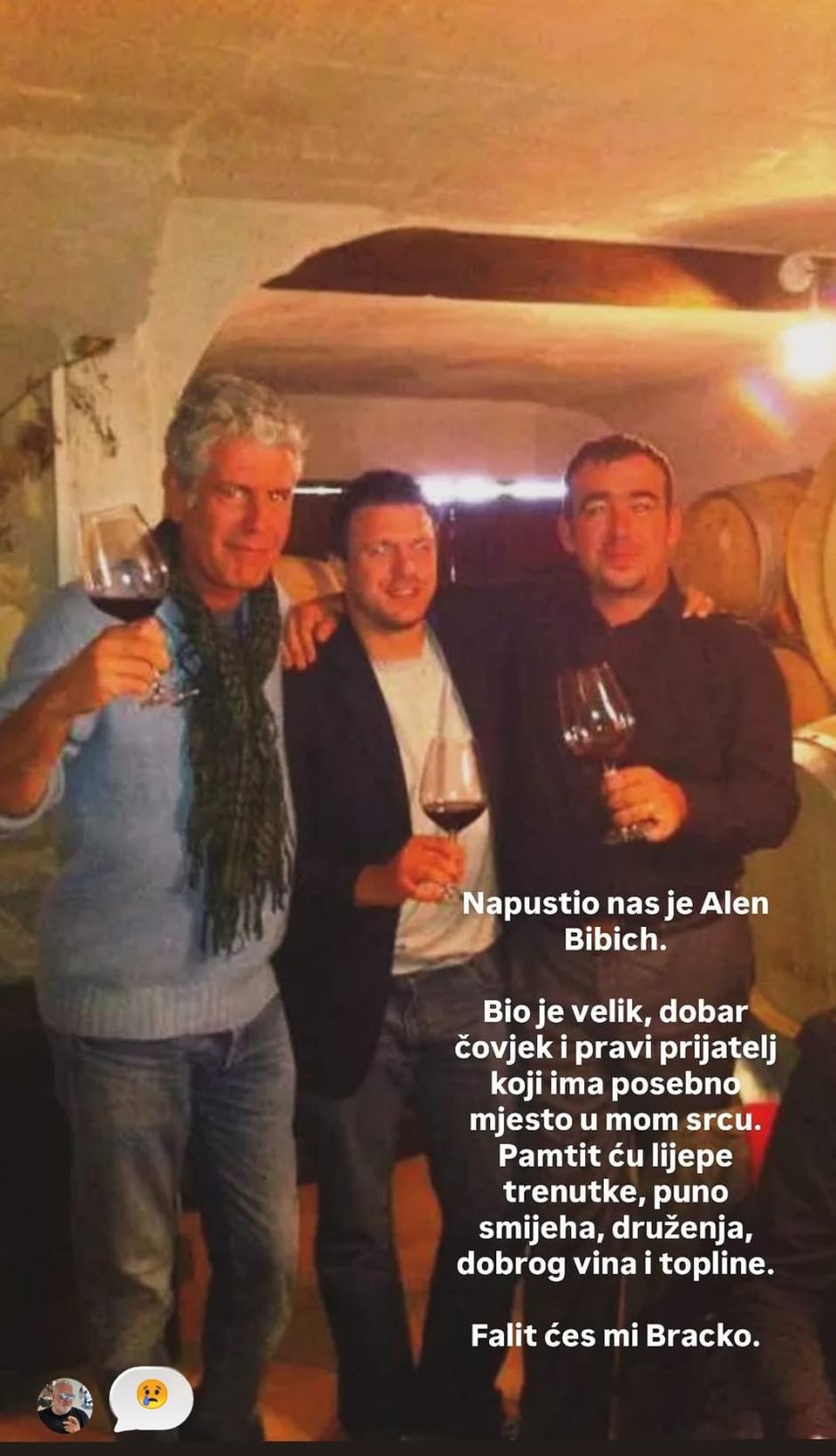 alen bibić, mate janković, anthony bourdain | Author: Instagram @matejankovic