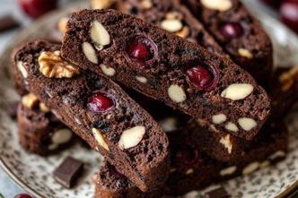 biscotti s čokoladom i višnjama