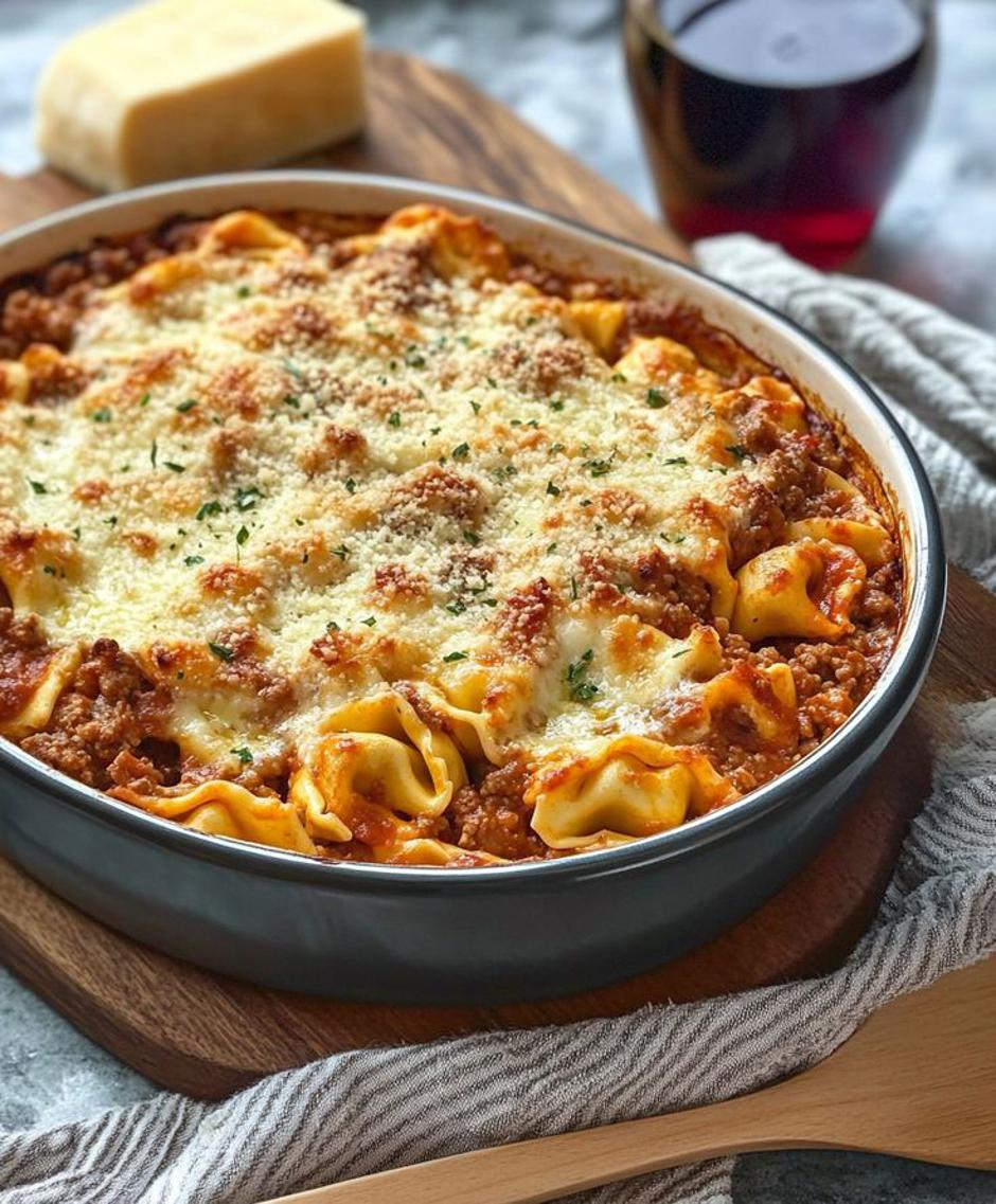 Zapečeni tortelini s mesom i sirom | Author: @eastTNfun Pinterest