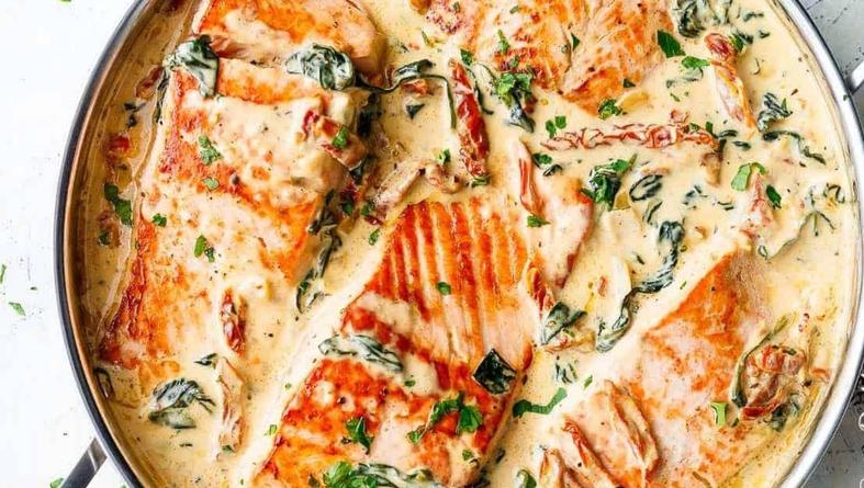 losos u kremastom umaku