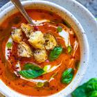 juha od pečenih crvenih paprika