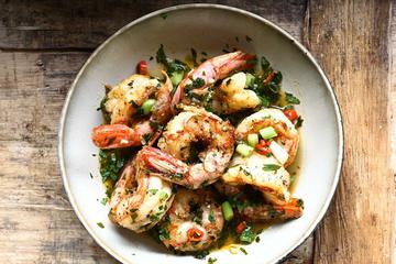 chimichurri kozice