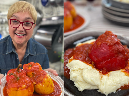 lidia bastianich, punjene paprike