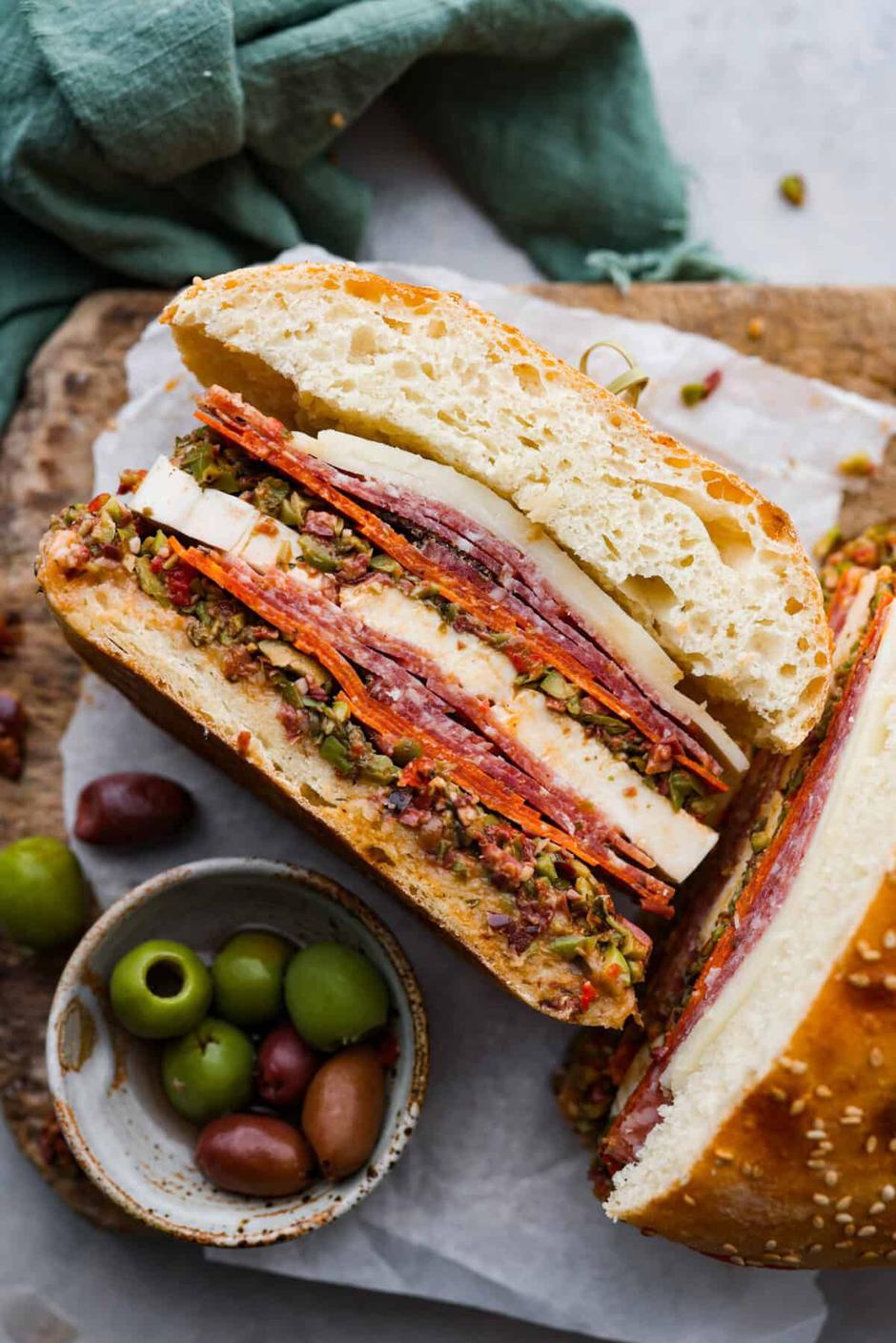 muffuletta | Author: The Recipe Critic/Pinterest