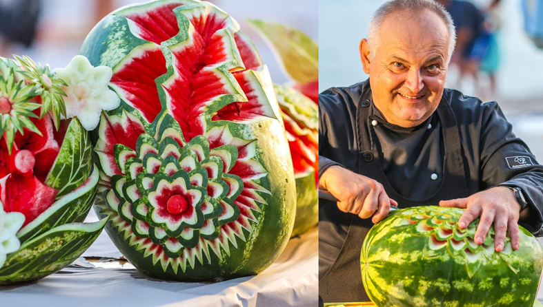 krunoslav oreški, rezbarenje lubenica