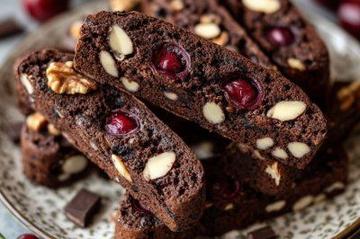 biscotti s čokoladom i višnjama