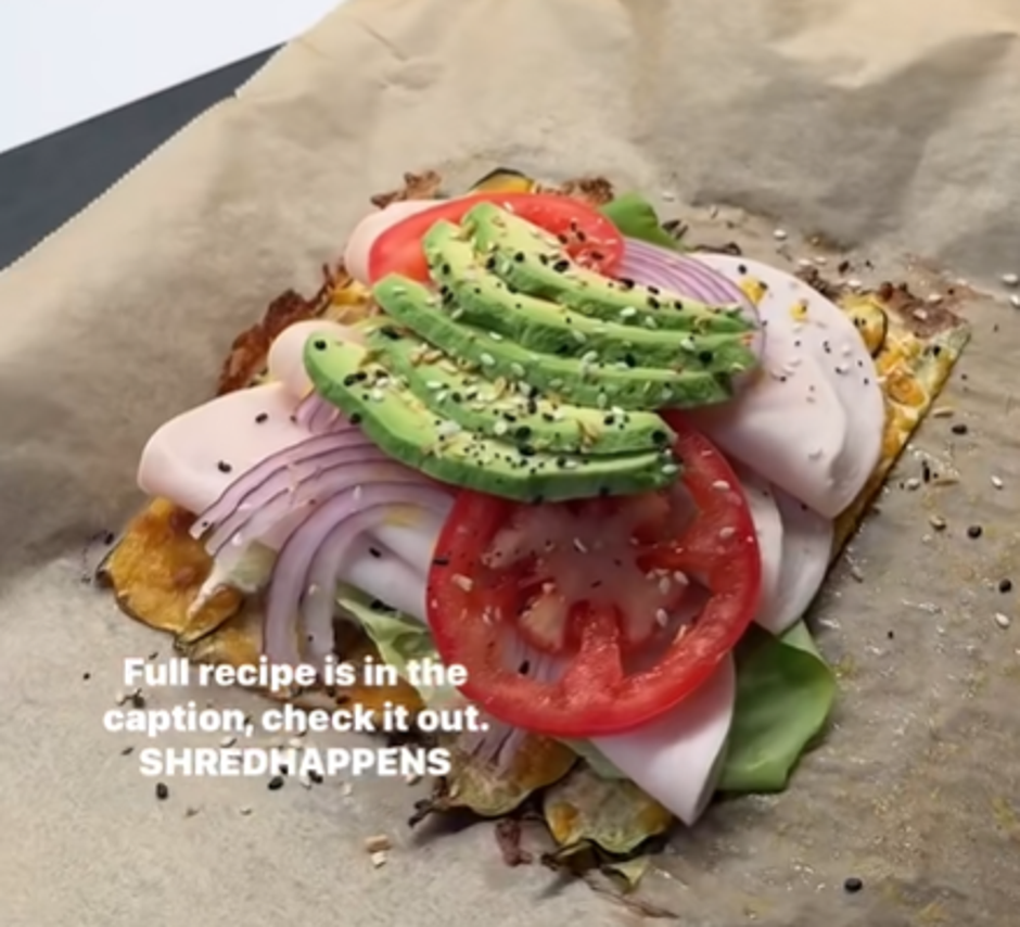 zucchini breadwich | Author: TikTok @ketorecipes