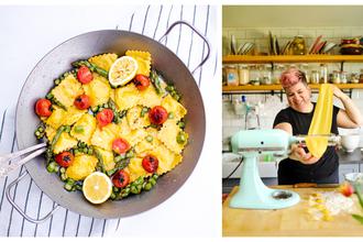 Domaći ravioli s ricottom i limunom