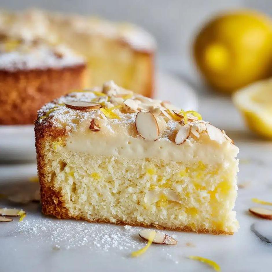 Sočna torta od limuna, kokosa i badema | Author: @Rapitzamer  Pinterest