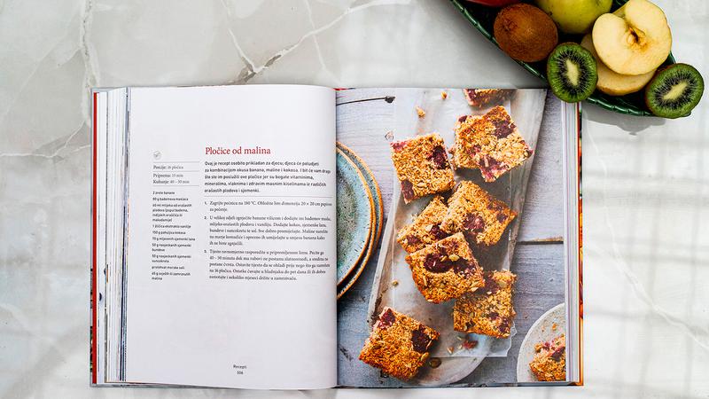 Plo&ccaron;ice od malina &ndash; zdravi recept iz zdrave nove knjige "Hrana: &Scaron;to bismo trebali kuhati?"