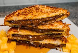 slatki pohani kruh s nutellom
