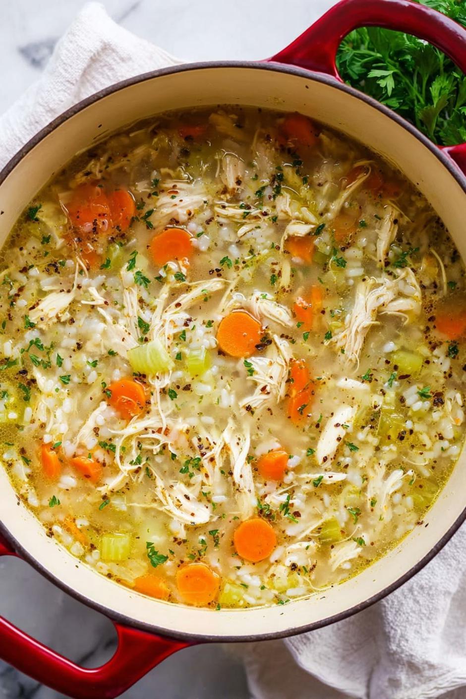 pileća juha s rižom | Author: JannaEats/Pinterest