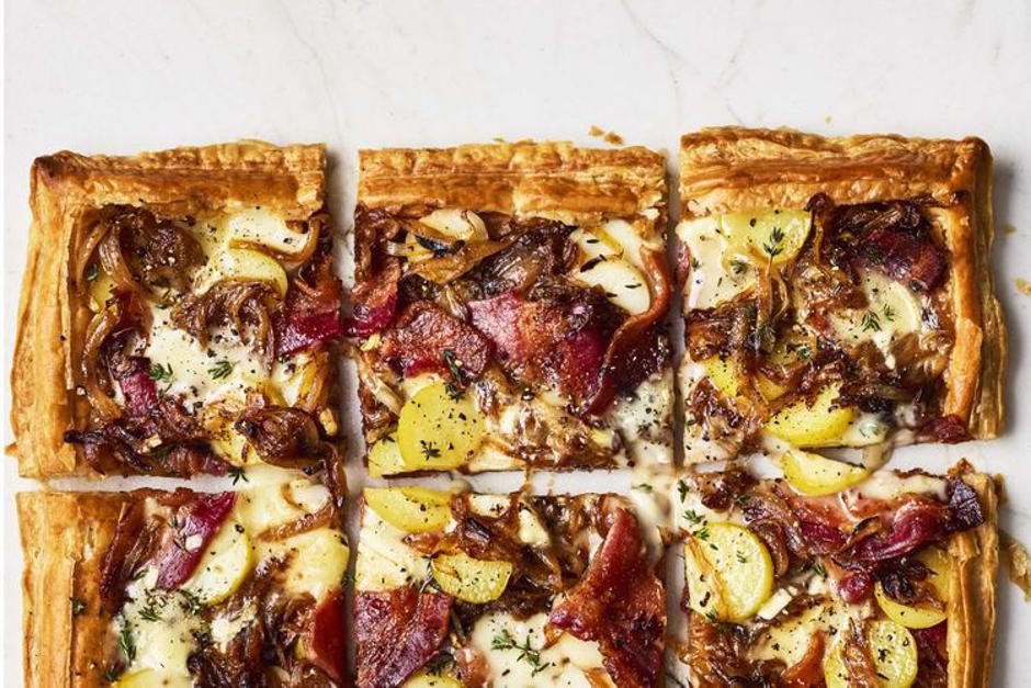 tart s karameliziranim lukom i palentom | Author: Food & Wine/Pinterest