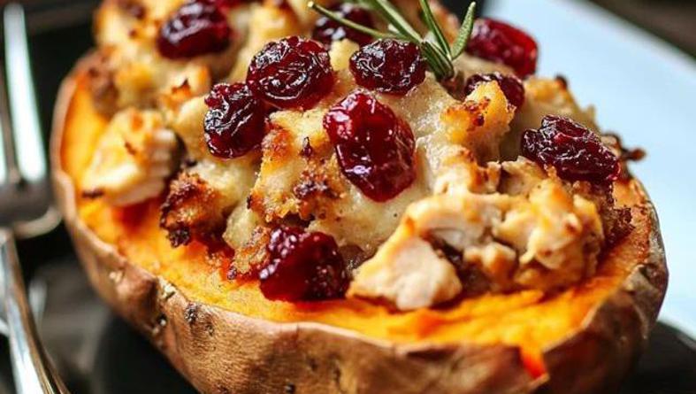 batati punjeni ostacima od ručka