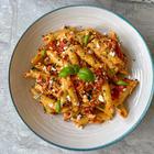 salmon feta pasta