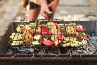 grill, povrće, roštilj