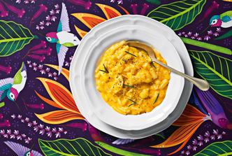 talijanska tjestenina s krumpirom i rastopljenim sirom